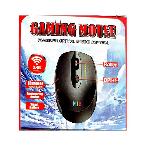 M12 Wireless Gaming Mouse Colorful Backlight