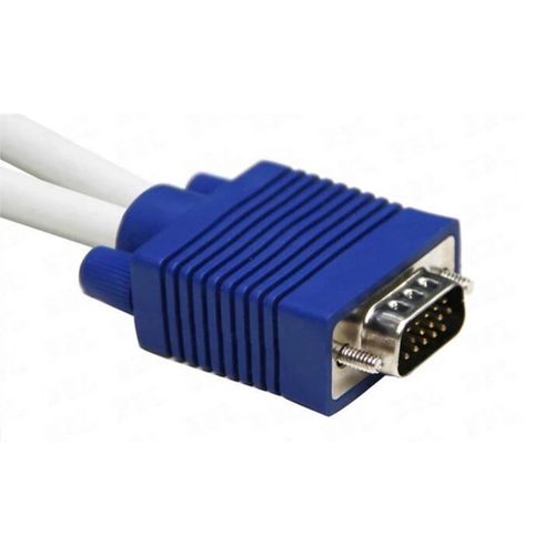 Vga Splitter Cable 1 Computer to Dual 2 Monitor
