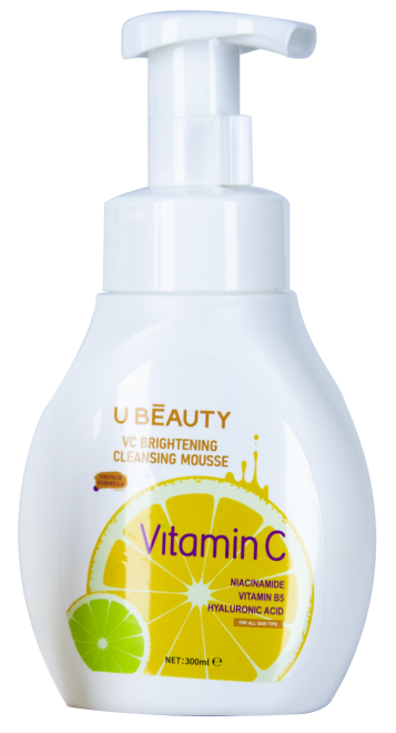 π U Beauty Vitamin C Brightening & Cleansing Mousse 300ml