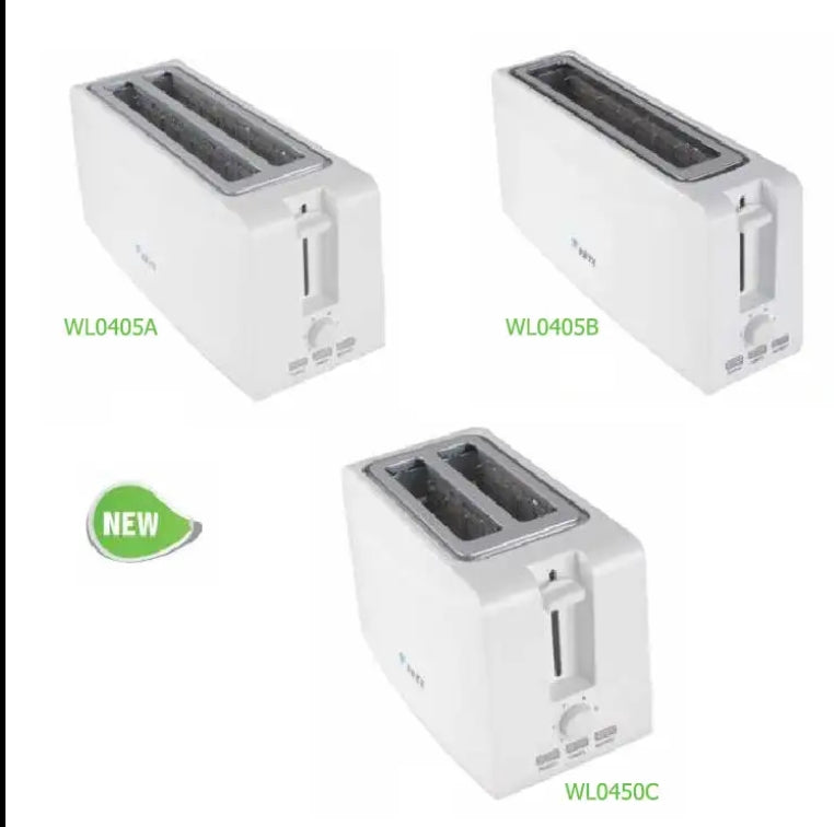 Bread Toaster 2 Slice - 700W - White