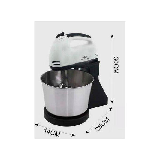 7-Speed Portable Hand Mixer With Bowl