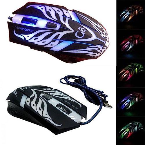 G8 Wired Gaming Mouse Colorful Backlight