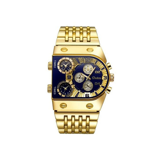 Oulm 9315 Luminous Men Watch Steel Strap Quartz Watch