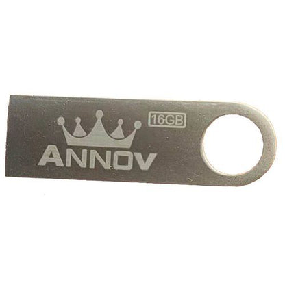 USB Flash Drive Metal USB2.0-16GB Free Earphone