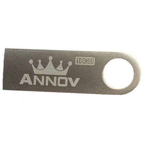 USB Flash Drive Metal USB2.0-16GB Free Earphone