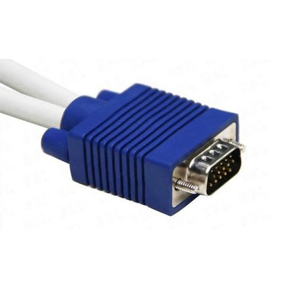 Vga Splitter Cable 1 Computer to Dual 2 Monitor