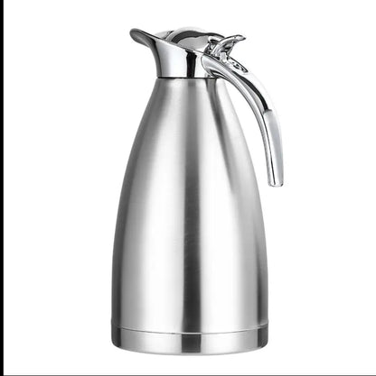 Coffee Pot Stainless Steel Kettle 2L1 Spoon 1fork
