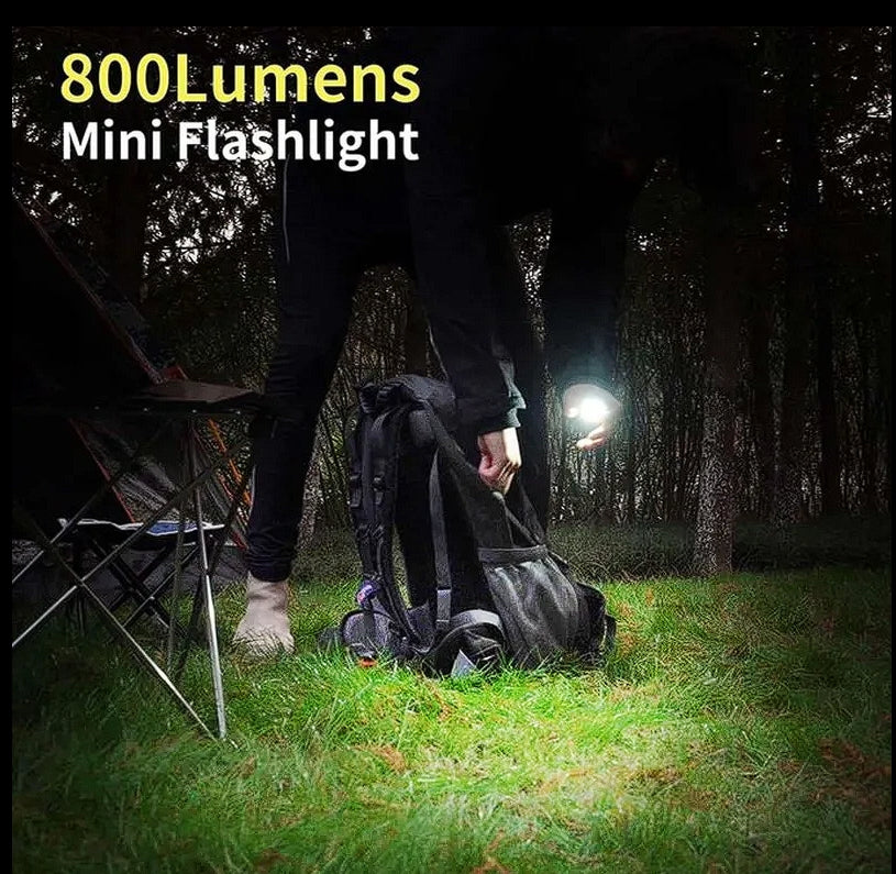 Portable COB LED Work Light with Magnet, Bottle Opener & USB-C Charging – Multifunction Outdoor Floodlight