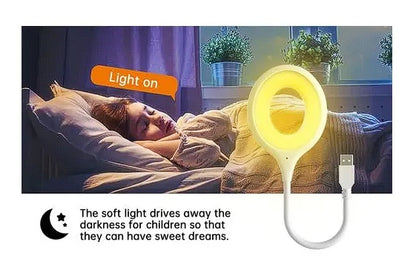 Smart USB Voice-Controlled Reading Lamp – Flexible Gooseneck, 3 Light Modes, Plug & Play