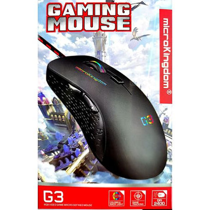 G3 USB Wired Gaming Mouse Colorful Backlight