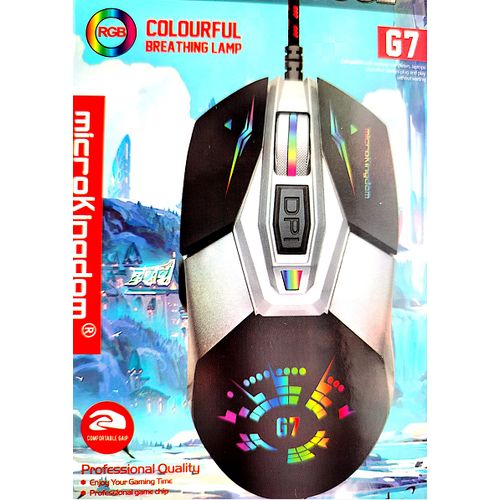 G7 USB Wired Gaming Mouse Colorful Backlight