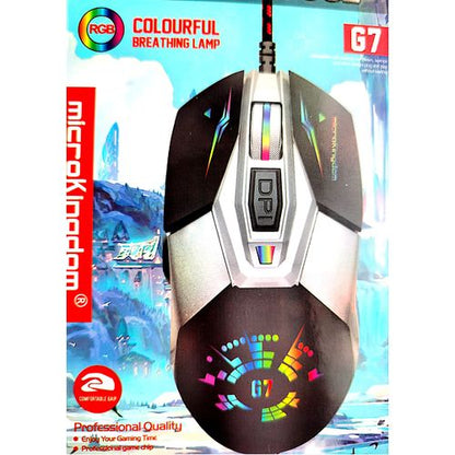 G7 USB Wired Gaming Mouse Colorful Backlight
