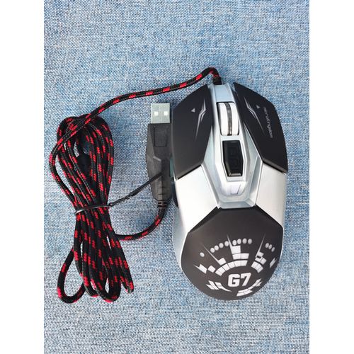 G7 USB Wired Gaming Mouse Colorful Backlight