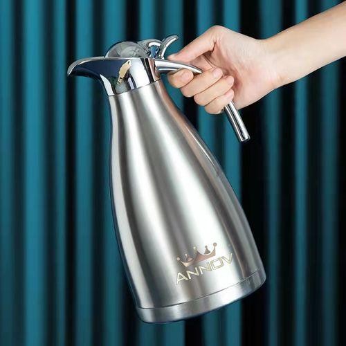 Coffee Pot Stainless Steel Kettle 2L1 Spoon 1fork