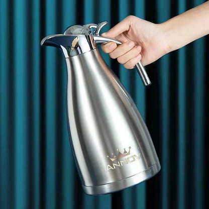 Coffee Pot Stainless Steel Kettle 2L1 Spoon 1fork